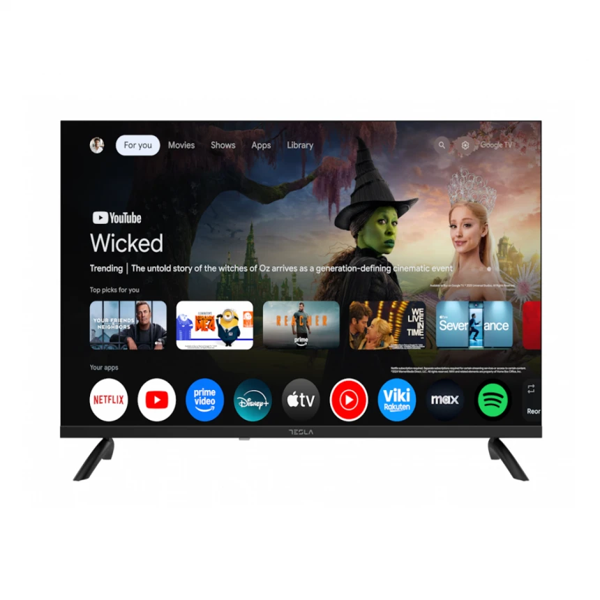 Televizor TESLA 32E655BHS/D-LED/32"/smart/Google TV/crna