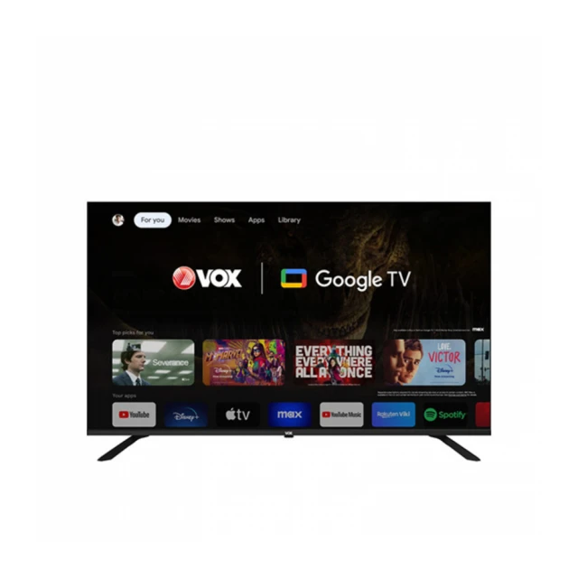 Televizor Vox 50GOU080B Smart, LED, 4K UHD, 50"(127cm), DVB-T2/C/S2
