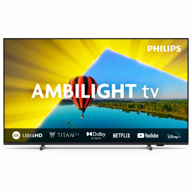 PHILIPS LED TV 43PUS8079/12, 4K, SMART, AMBILIGHT, CRNI