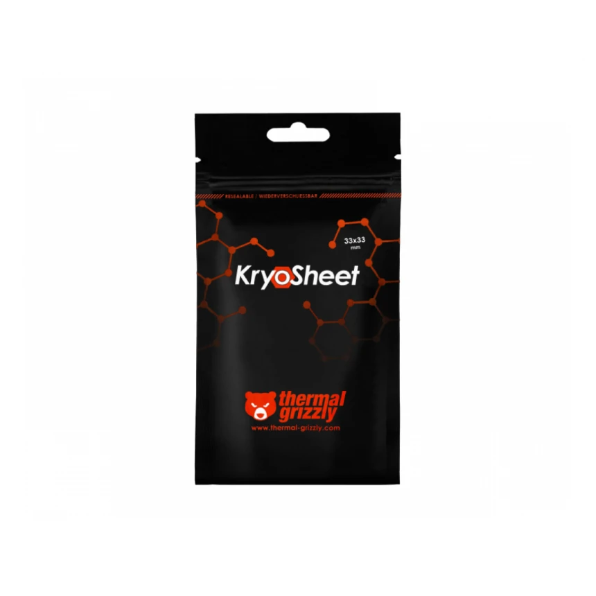 THERMAL GRIZZLY TG KryoSheet - 33x 33x 0,2 mm termal pad (TG-KS-33-33)