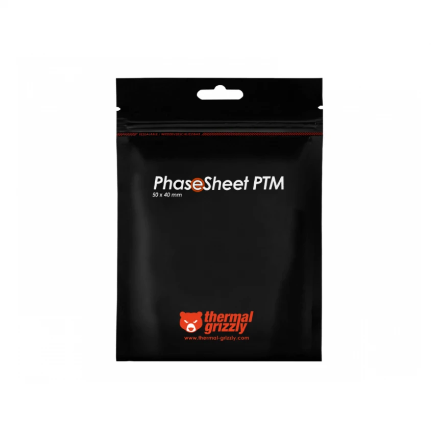 THERMAL GRIZZLY TG PhaseSheet PTM - 50x 40x 0,2mm termal pad (TG-PS-50-40) 