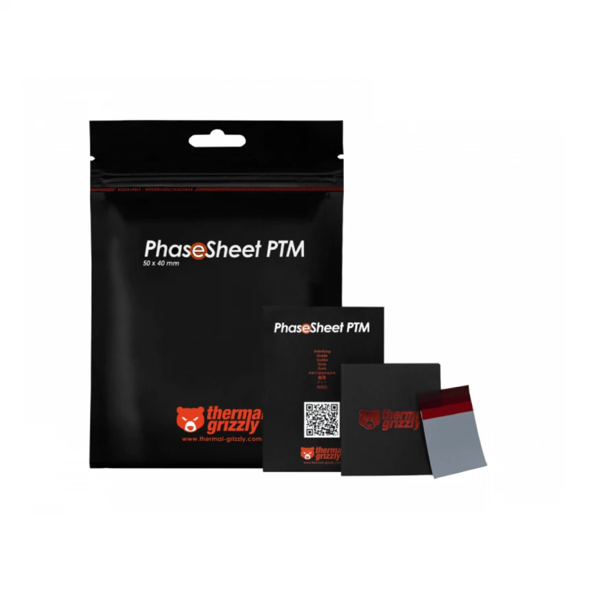 THERMAL GRIZZLY TG PhaseSheet PTM - 50x 40x 0,2mm termal pad (TG-PS-50-40) 