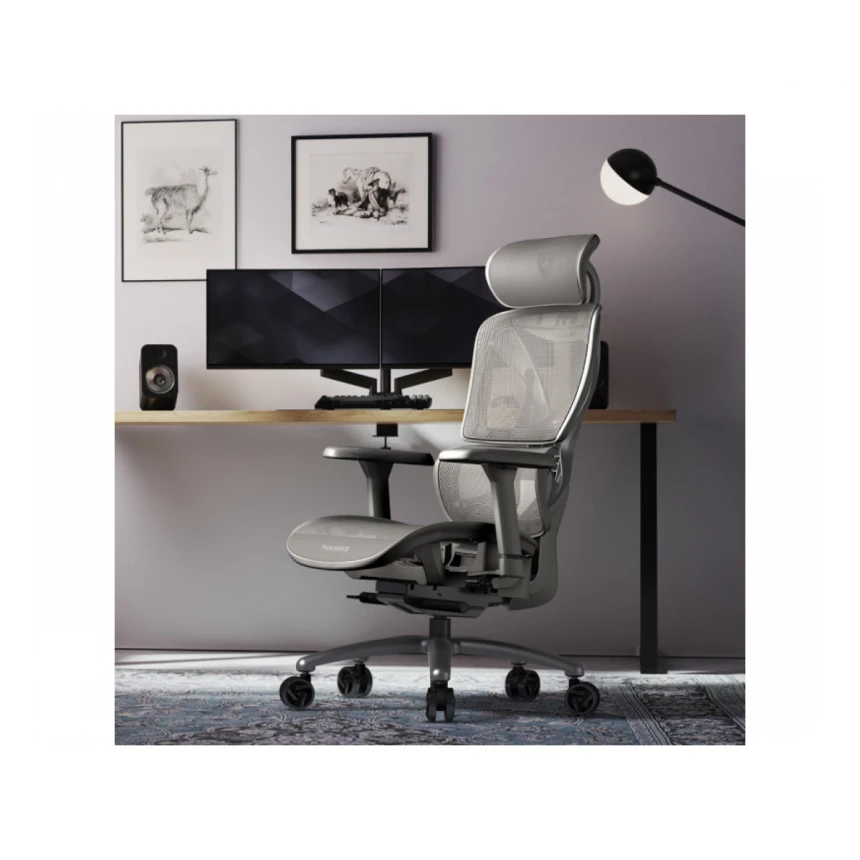 THUNDERX3 XTC-Mesh Ergonomska stolica siva