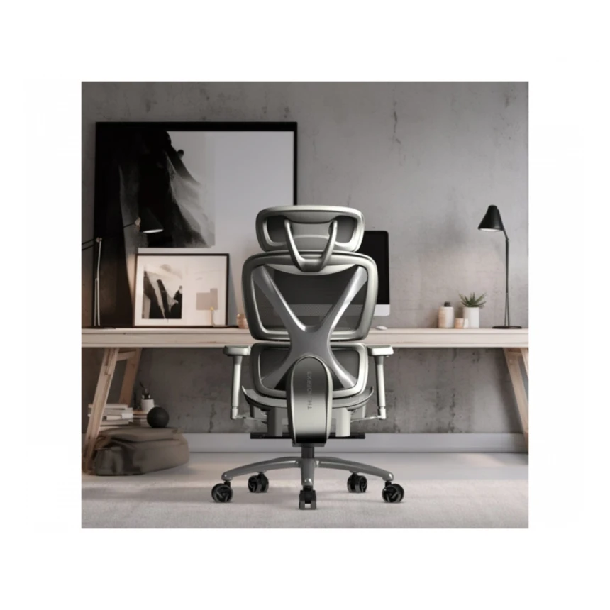 THUNDERX3 XTC-Mesh Ergonomska stolica siva