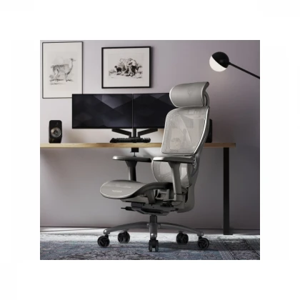 THUNDERX3 XTC-Mesh Ergonomska stolica siva 