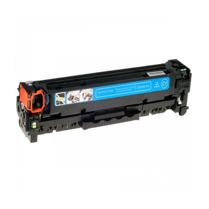 Toner CC531A Printermayin cyan CP2025n/CM2320nf/M351a/M375nw/M451dn/M475dn/M476n