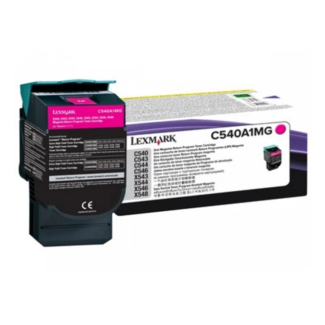 Toner LEXMARK C54x, X54x Return Program/crvena