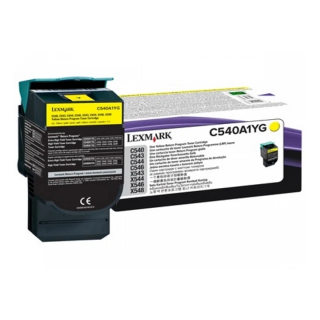 Toner LEXMARK C54x, X54x Return Program/žuta
