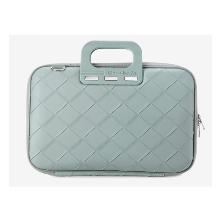 Torba BOMBATA Intrecciato 13/14 Light Blue /Dust