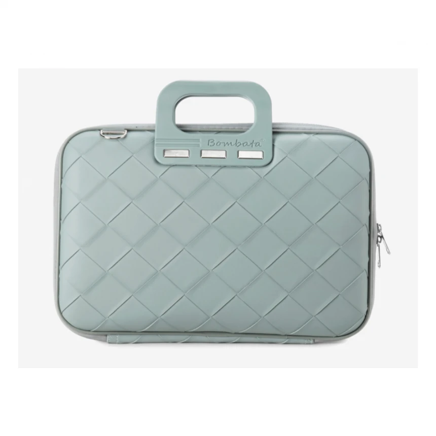 Torba BOMBATA Intrecciato 15,6/16 Light Blue / Dust
