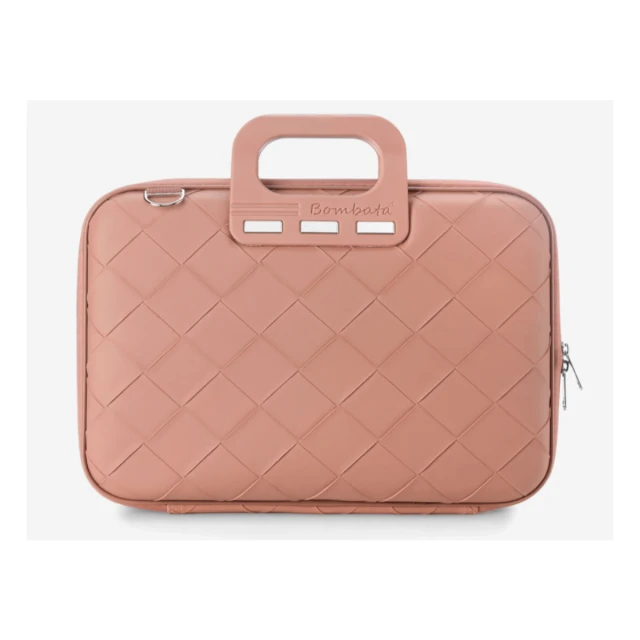 Torba BOMBATA Intrecciato 15,6/16 Pink