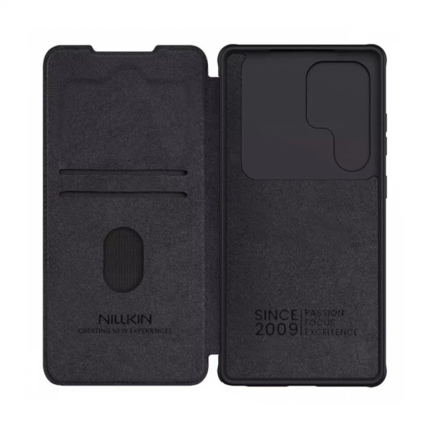 Torbica Nillkin Qin Pro Leather za Samsung S938B Galaxy S25 Ultra crna