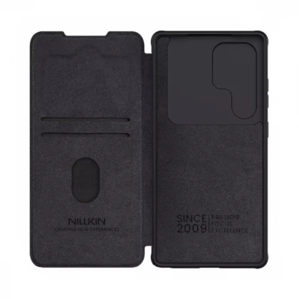 Torbica Nillkin Qin Pro Leather za Samsung S938B Galaxy S25 Ultra crna