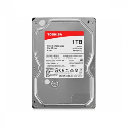 TOSHIBA 1TB 3.5 inča SATA III 64MB 7.200rpm HDWD110UZSVA P300 series hard disk