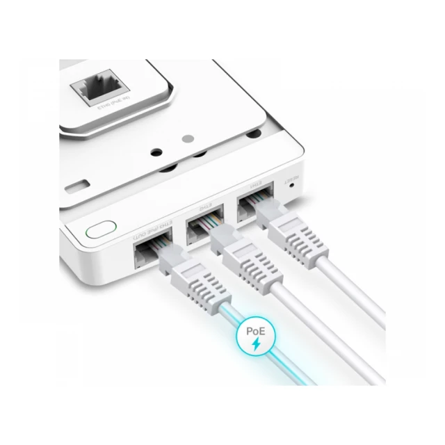 TP-LINK_ EAP615-Wall(EU) Wall Plate WiFi 6 Access Point 