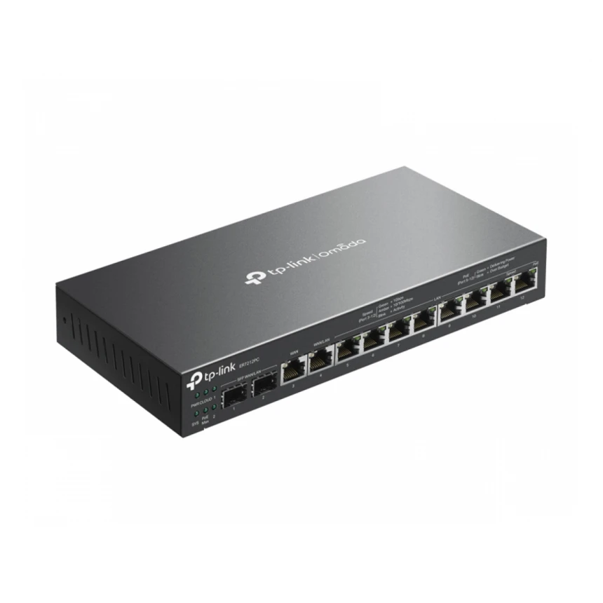 TP-LINK ER7212PC 3U1 kontroler+VPN Firewall ruter+Poe switch 