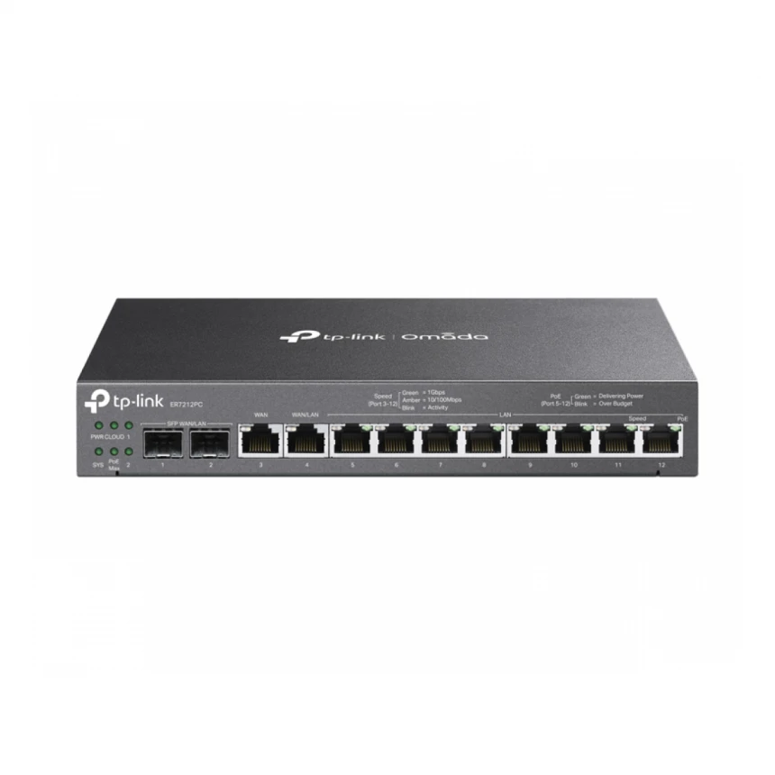 TP-LINK ER7212PC 3U1 kontroler+VPN Firewall ruter+Poe switch 