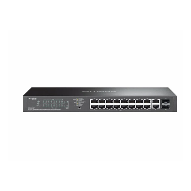 TP-LINK ES220GP(UN) Omada 20-Port Gigabit Easy upravljivi Switch sa16-Port PoE+ 