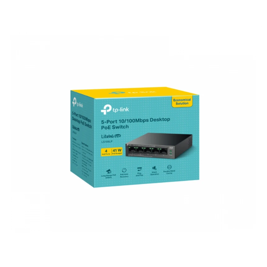 TP-LINK_ LS105LP(UN) 5-Port 10/100Mbps Desktop Switch
