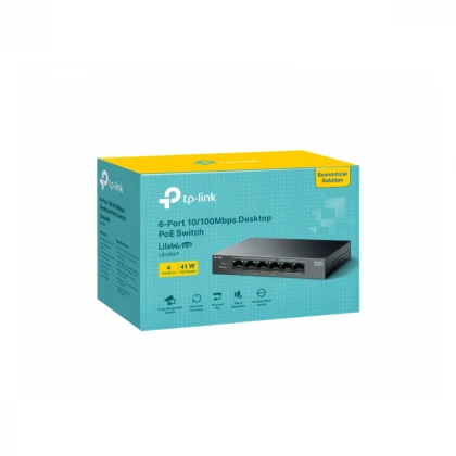 TP-LINK LS106LP 6-port 10/100mbps Desktop switch 