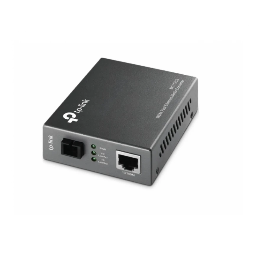 TP-LINK Media konverter 10/100Mbps to 100Mbps single-mode SC fiber, domet do 20km