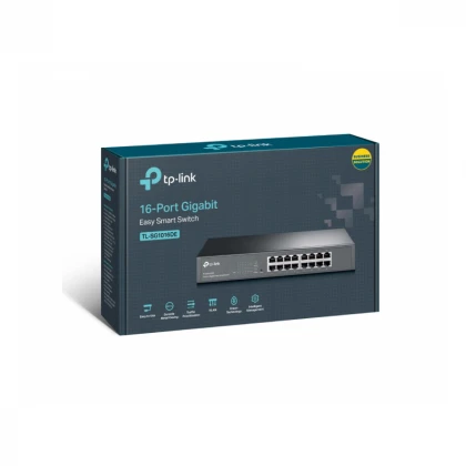 TP-LINK TL-SG1016DE 16-Port Gigabit Desktop/Rackmount Switch metalno kućište 