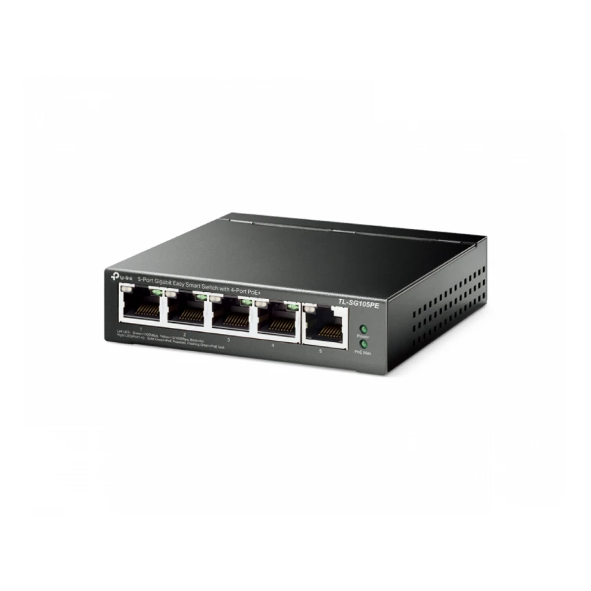 TP-LINK TL-SG105pe Poe+ EasySmart upravljiv 5-port. Gig. 