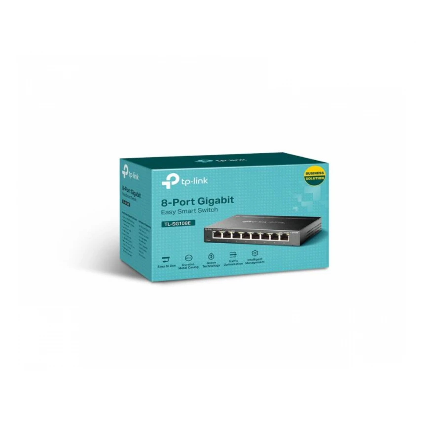 TP-LINK TL-SG108E Gigabit/8x RJ45/10/100/1000Mbps/eSm Switch 