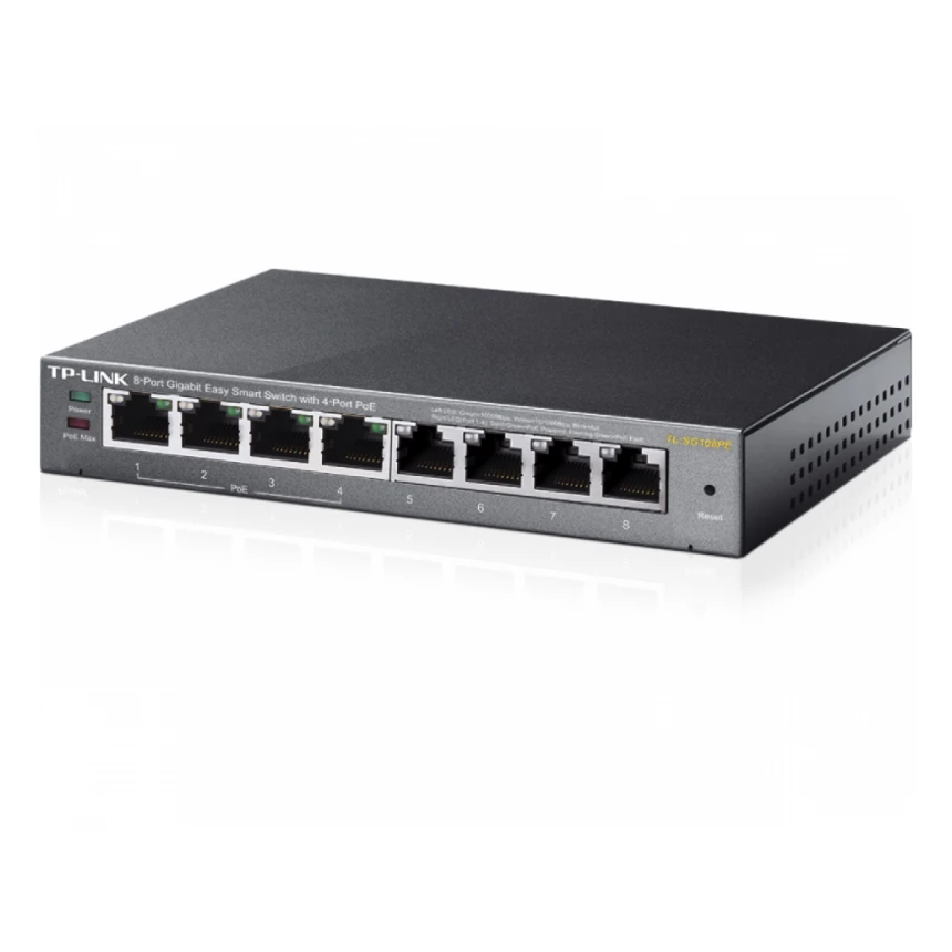 TP-LINK_ TL-SG108PE 8-Port Gigabit Switch sa 4-Porta PoE+ 