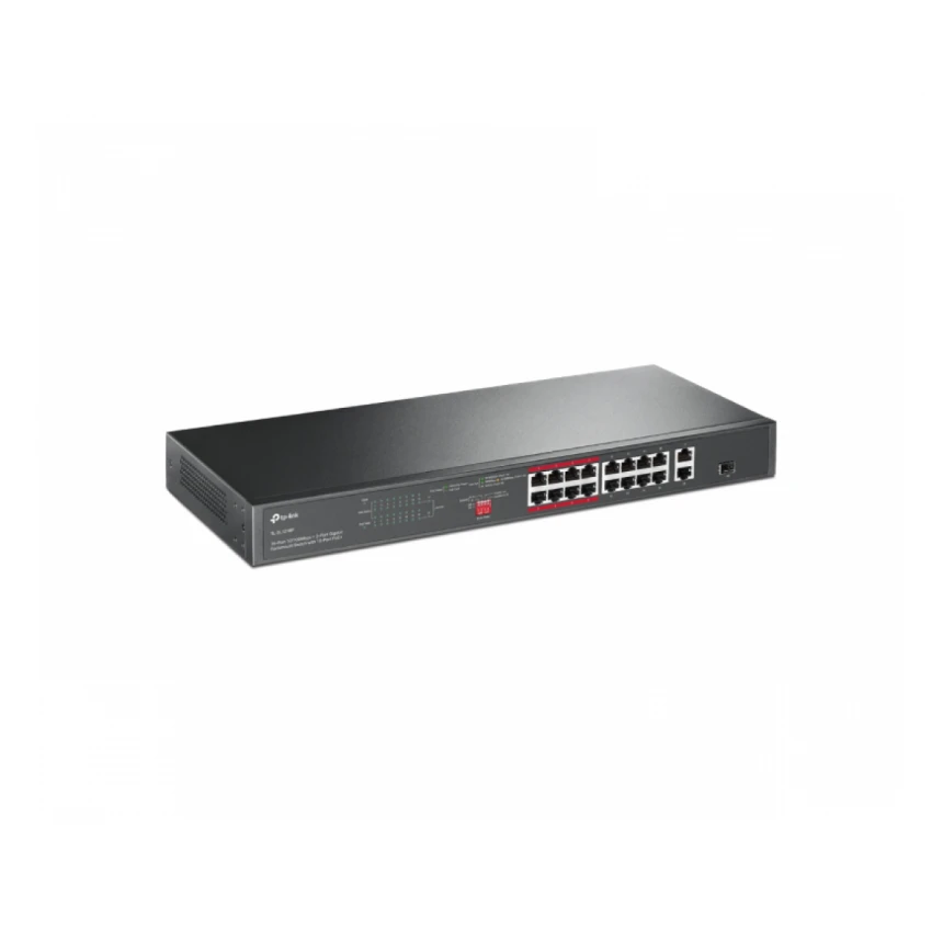 TP-LINK TL-SL1218P POE 16 PORTA 10/100MBS + 2GIG LAN 