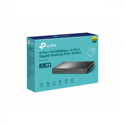 TP-LINK TL-SL1311P POE SWITCH 8PORTA+2GIG. 