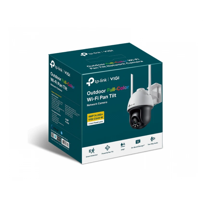 TP-LINK VIGI C540-W(4mm) 4MP spoljna color wifi PT network K 