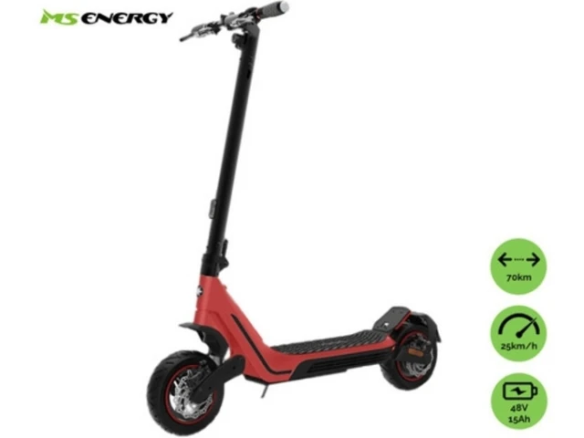 MS ENERGY e-romobil MENTOR red