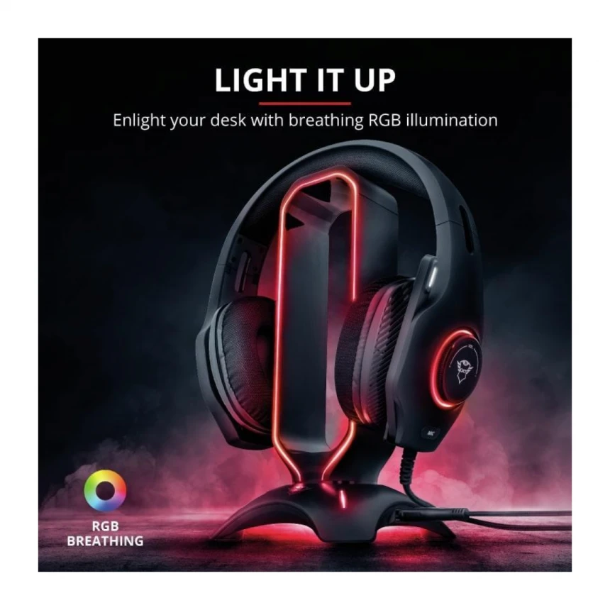 Stalak za slušalice TRUST GXT265 CINTAR RGB/crna