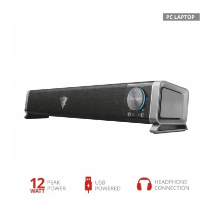 Trust GXT 618 ASTO USB SOUNDBAR 12W (22209)