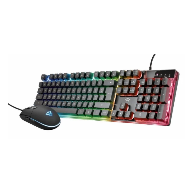 Tastatura+miš TRUST GXT 838 AZOR žični set/gaming/crna