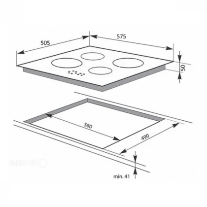 Ugradna gasna ploca BHKB630590