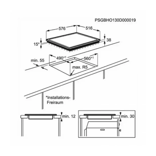 UGRADNA PLOCA EHF6240XXK  BI ELECTROLUX