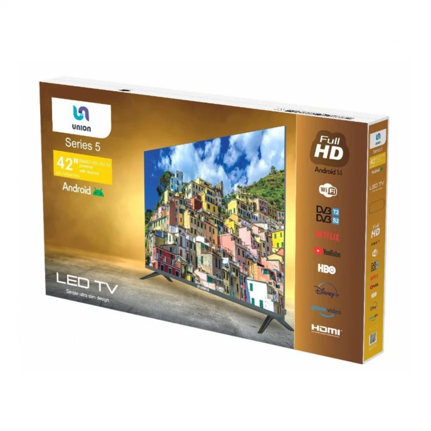 Union TV 43'' T2 Smart Full HD (U50.43HU02.FHD)