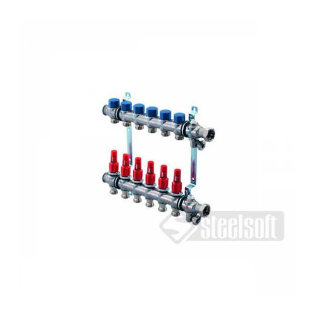 Uponor prohromski razdelnik sa protokomerom ST FM 2X
