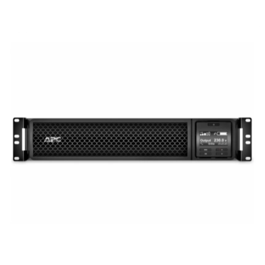 UPS, APC, Smart-UPS, 3000VA, On-Line, doble conv, Rack 2U , 230V, 8xC13+2xC19, SmartSlot, rail set