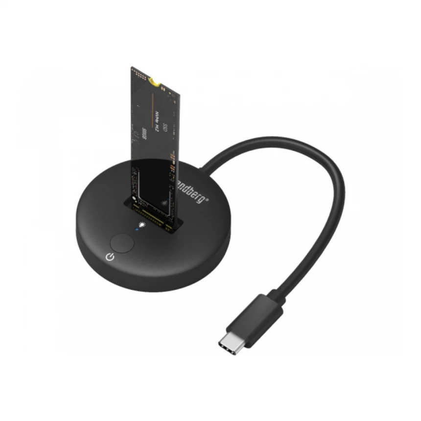 USB 3.2 Dock Sandberg za M.2+NVMe SSD 136-47