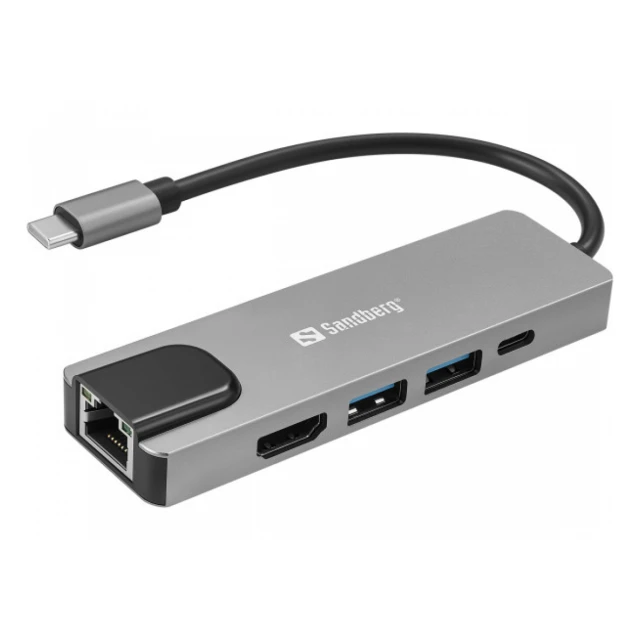USB adapter Sandberg 336-99 100W USB-C 5 u 1