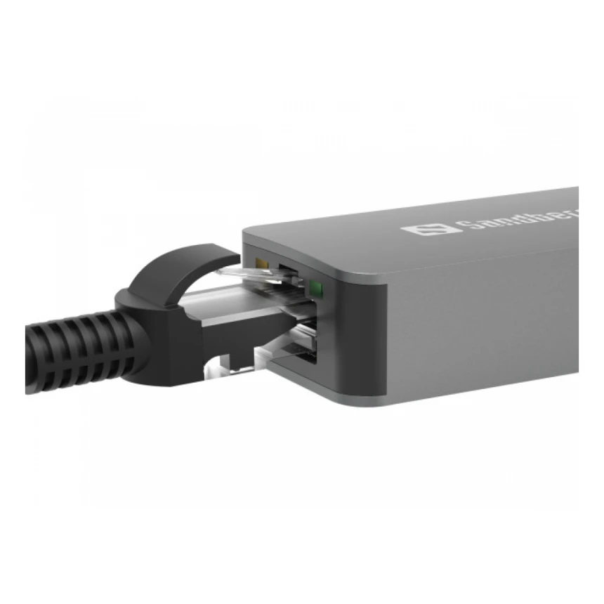USB adpater Sandberg 136-68 USB-C/A na RJ-45 Gigabit