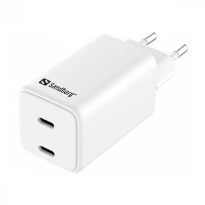 USB auto punjač Sandberg 441-56 Dual USB-C PD 65W