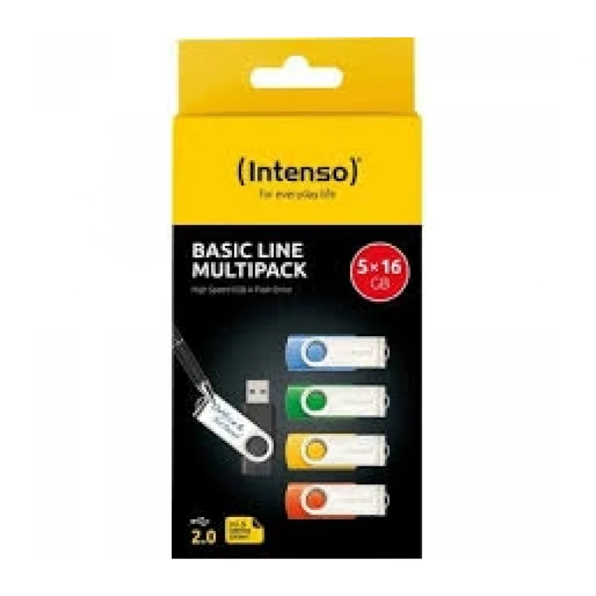 USB Flash Intenso 16GB Basic Line USB2.0 3503575 pakovanje 5kom.