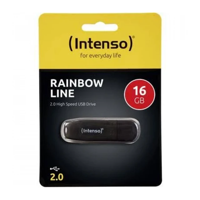 USB Flash Intenso 16GB Rainbow Line USB2.0 3502470 Black
