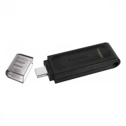 USB Flash Kingston 128GB USB 3.2 DataTraveler 70 USB-C black DT70/128GB