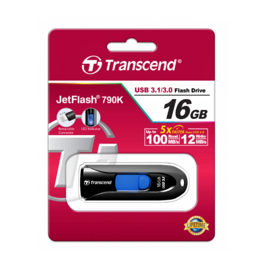 USB Flash Transcend 16GB USB 3.1, TS16GJF790K