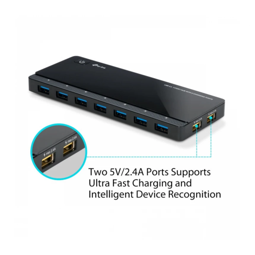 USB HUB 7 port TP-Link UH720 3.0 5V/2.4A